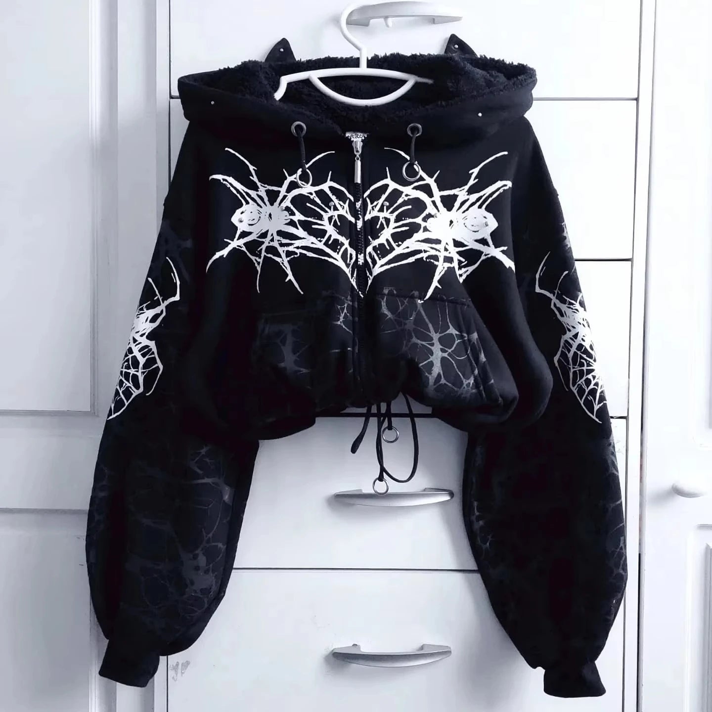 Apex Ritual – Y2K Korean College Style Zipper Hoodie Women – Harajuku Casual Loose Fleece Thick Sweatshirt