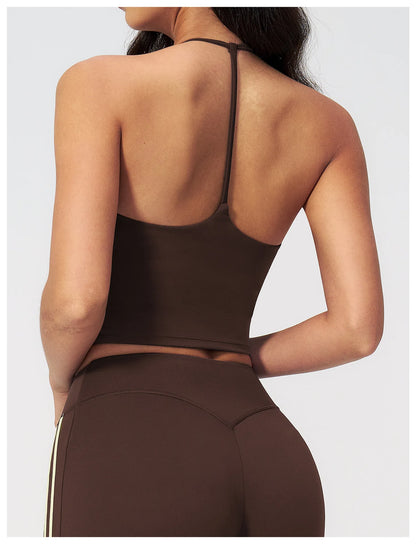 Apex Ritual – Yoga Tank Top Summer Women Deep-V – Fitness Shockproof Push Up Running Vest