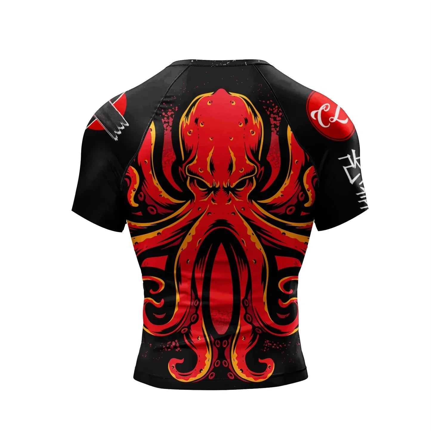 Apex Ritual – No Gi BJJ Rashguard – Jiu-Jitsu Kickboxing Polyester Compression Sports T-Shirt