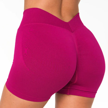 APEX RITUAL Women's Seamless Training Shorts – V-Waist Compression