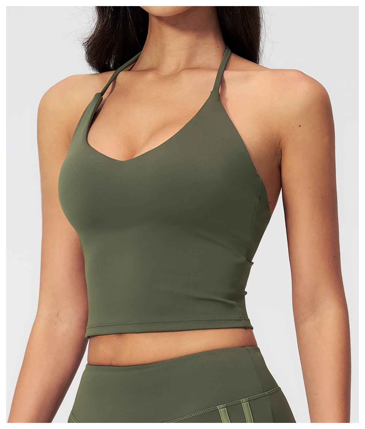 Apex Ritual – Yoga Tank Top Summer Women Deep-V – Fitness Shockproof Push Up Running Vest