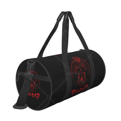 Apex Ritual – Anime Print Round Duffel Bag – Durable Outdoor Yoga Fitness & Travel Duffle Bag
