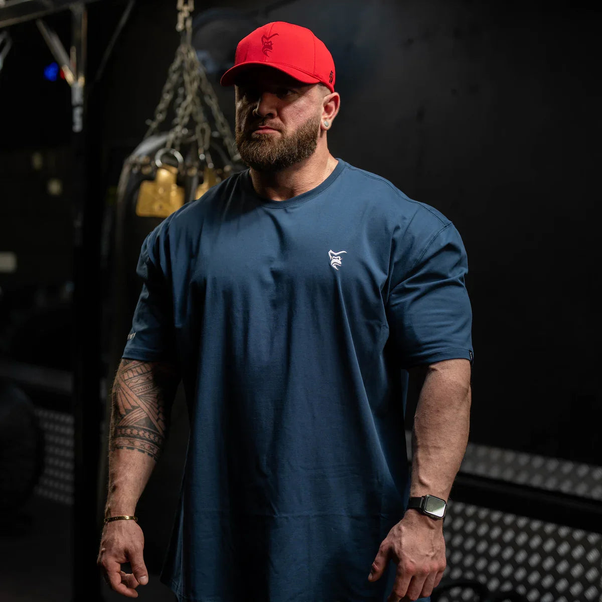 Apex Ritual – Men's Cotton Gym T-Shirt – Loose Fit Summer Round Neck Running Tee