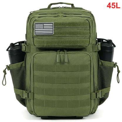 Apex Ritual 45L Tactical Backpack – Waterproof Sports, Travel & Hiking Rucksack