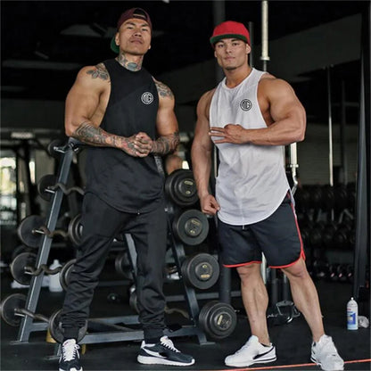 Apex Ritual – Men's Sleeveless Gym Running Vest – Muscle Singlet Breathable Mesh Fitness Tank