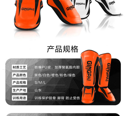 Apex Ritual – MMA & Muay Thai Boxing Shin Guards – Youth/Adult Instep Kickboxing Ankle Protector Pads