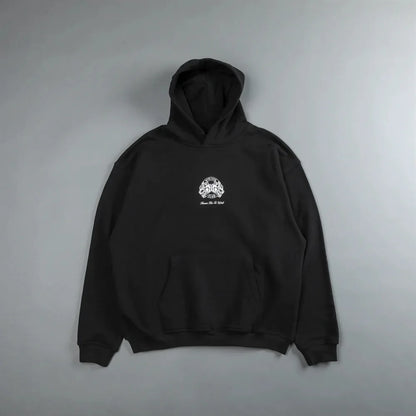 Apex Ritual – Retro Wolf Head Backprint Hoodie – Fleece Lined Sweatshirt Men & Women