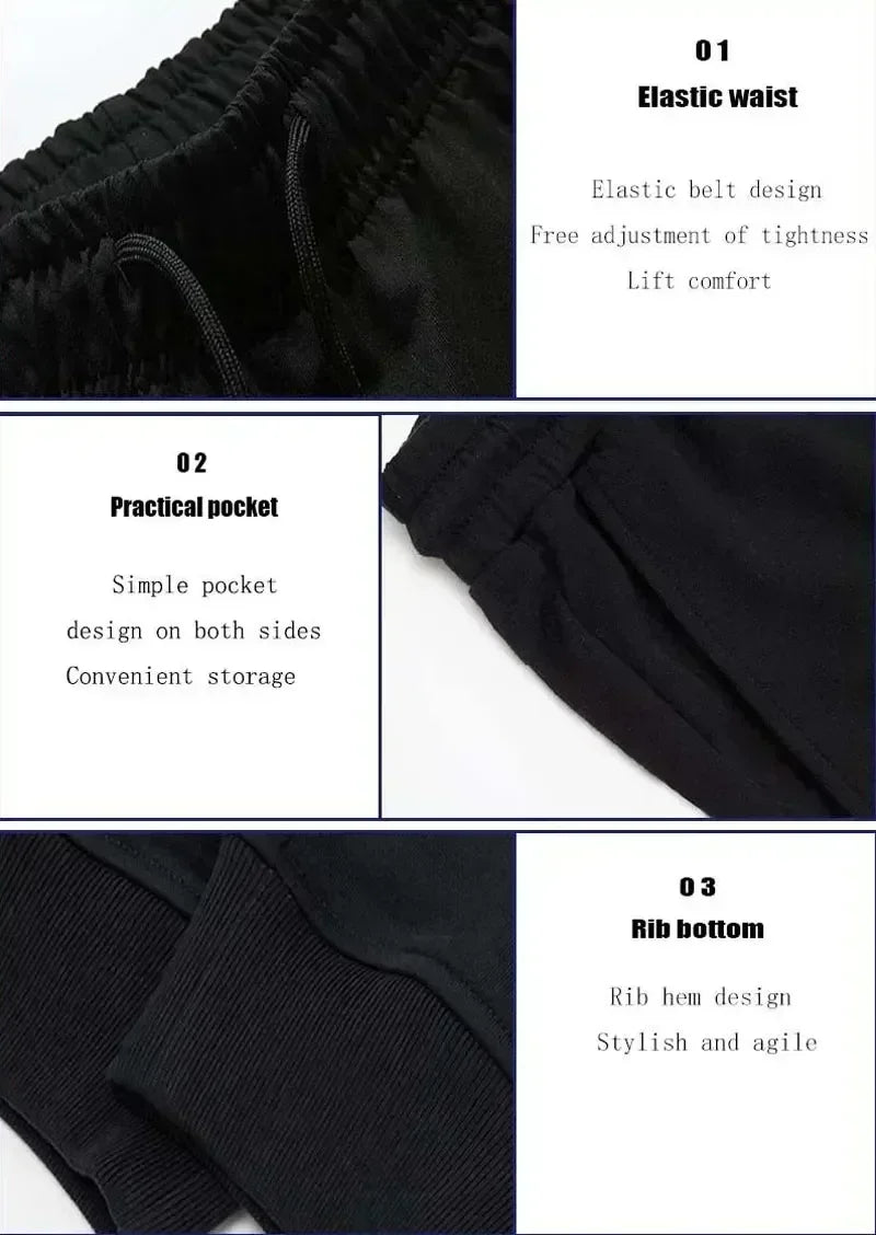 Apex Ritual – Men's Dark Print Casual Jogger Pants – Street Hip Hop Elastic Waist Training Trousers