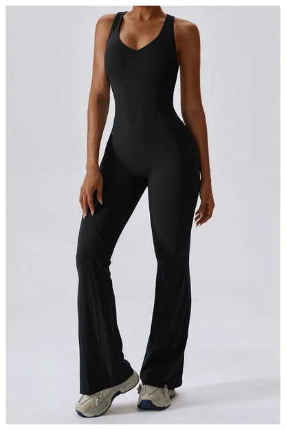 Apex Ritual – Women's One-Piece Gym Jumpsuit – Stretch Sports Bodysuit