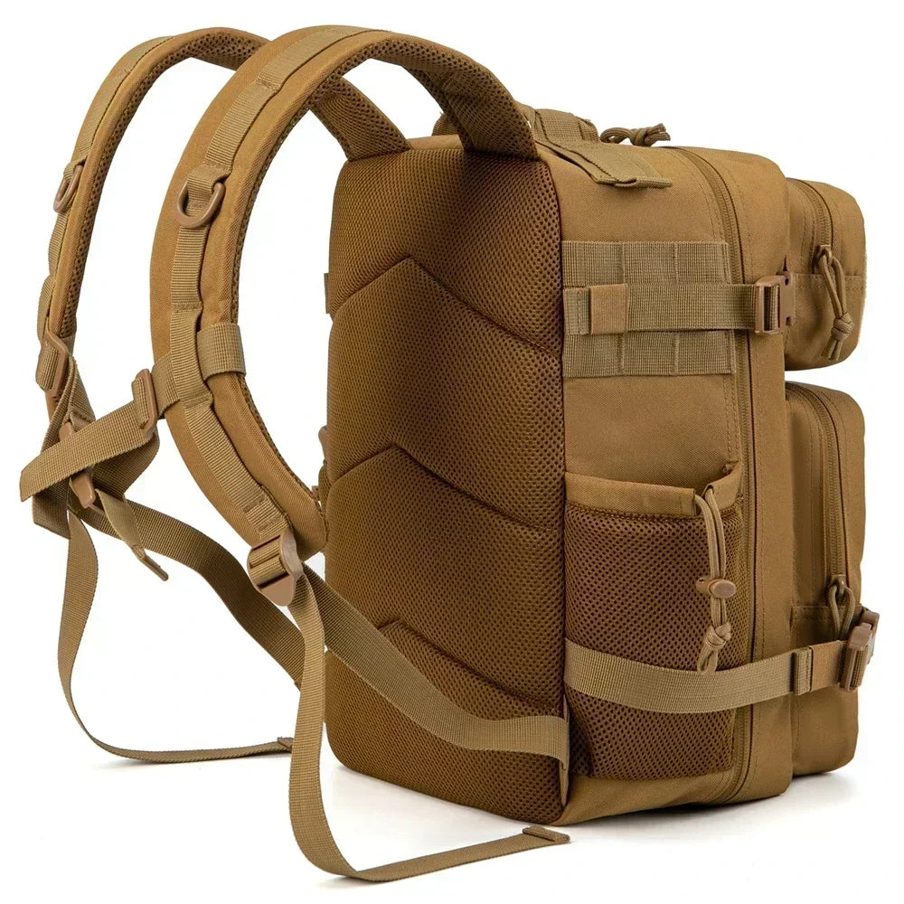 Apex Ritual – Tactical Molle Backpack 25L/45L – Military-Style Gym & Outdoor Hiking Rucksack